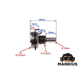 GEAR, KICK STARTER NT: 7, 4T