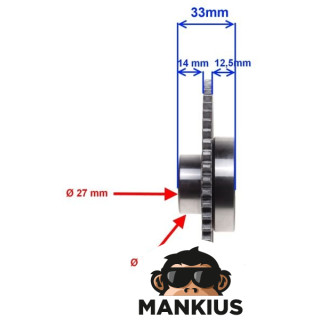 PAVARA, STARTER VARIKLIS XY150-17