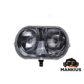 LAMP FRONT W/BULB BA20D FOR MBK OVETTO