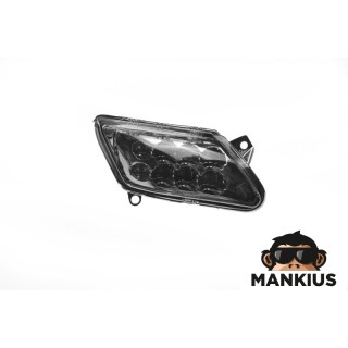 LEMPAS, PASUKTOSIGNALAS PRIEKINIS LH LED CLEAR, skirtas YAMAHA X-MAX125