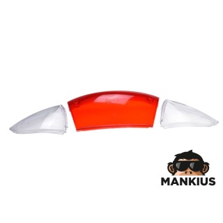 LĖŠIŲ RINKINYS, GALINIS LEMPAS QT-4 CLEAR INDIKATOR, PAPRASTAS STIKLAS