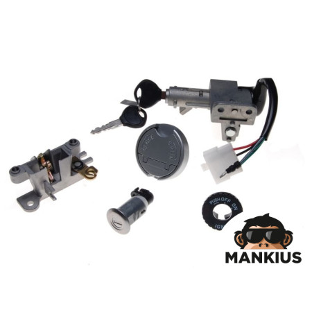 LOCK SET, MAIN SWITCH ASSY FOR KYMCO AGILITY 50