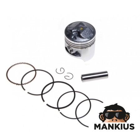 PISTON AND RING SET FOR SUZUKI GN125