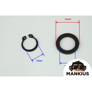 SNAP RING SET, W/WASHER KICK STARTER SHAFT 4T