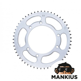 SPROCKET, REAR FOR DERBI SEND TYPE "A" T 53