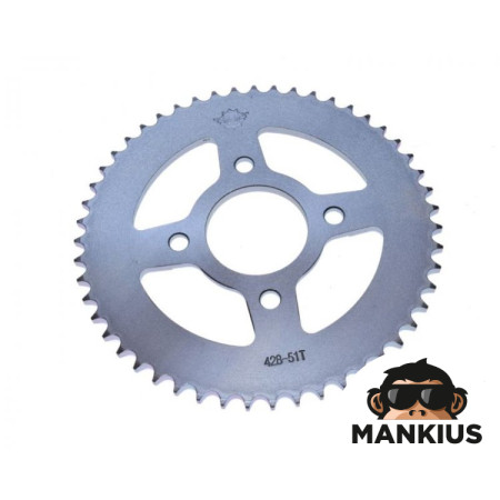 SPROCKET, REAR WHEEL FOR ROMET CRS50/125