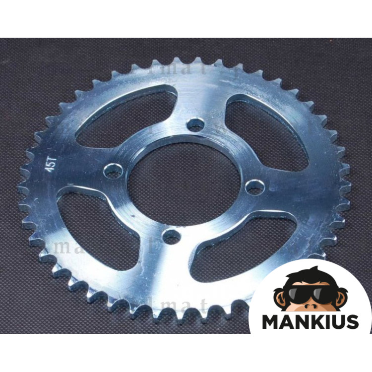 SPROCKET, REAR WHEEL PY-5 NT:45 428