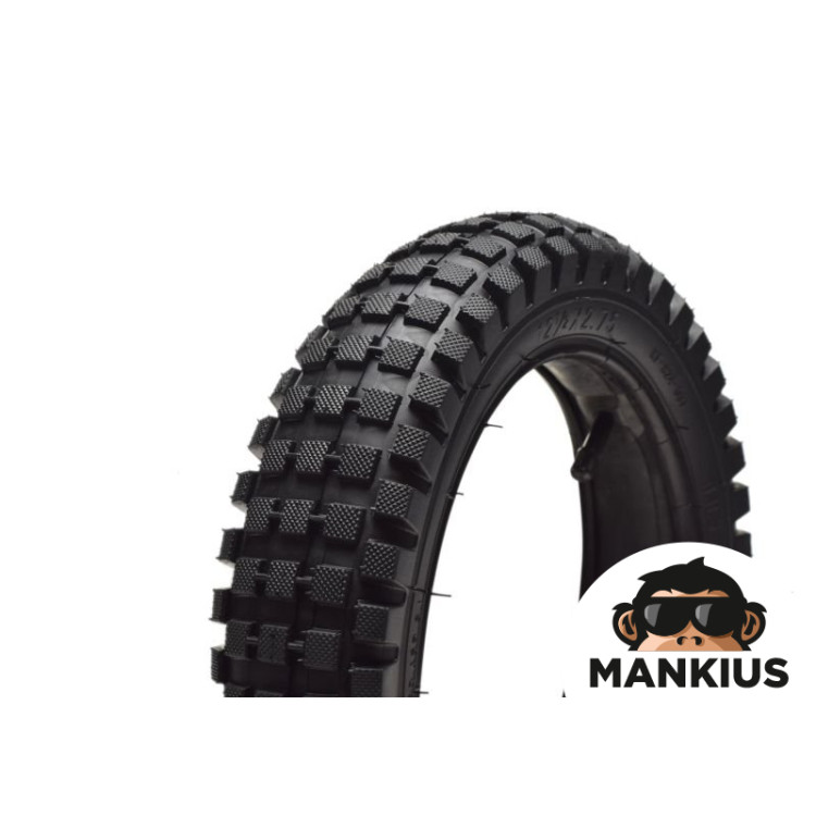 TYRE & TUBE SET 12.5x2.75 TT POCKET BIKE