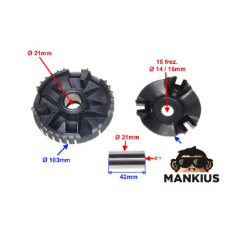 VARIATORIAUS ASSY, Y-BWS50