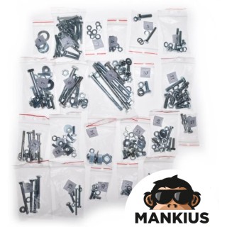VARŽTŲ RINKINYS, VAŽIUOKLĖ + VARIKLIS SIMSON S51