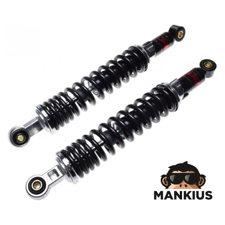 DAMPER SET, REAR SUSPENSION S51 PAIR BLACK SPRING