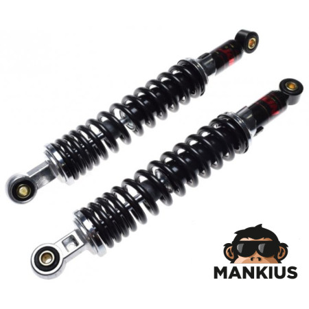 DAMPER SET, REAR SUSPENSION S51 PAIR BLACK SPRING