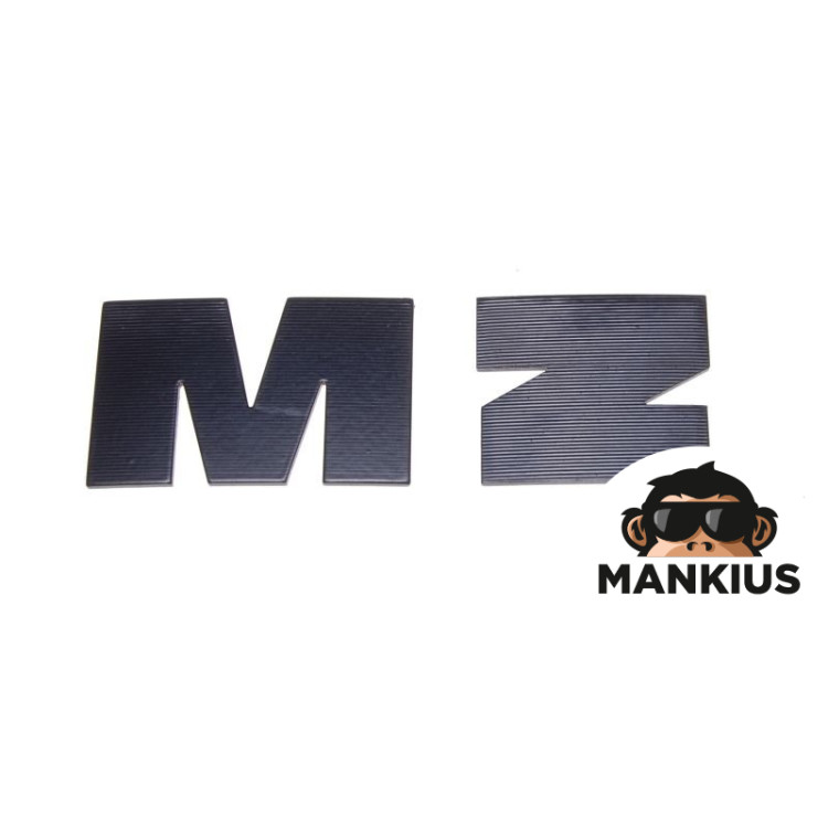 EMBLEM SET MZ, FUEL TANK BLACK