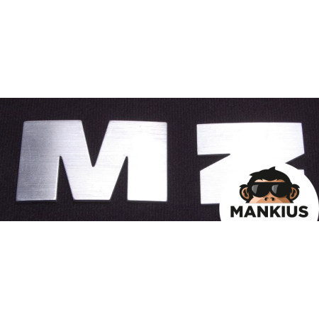 EMBLEM SET MZ, FUEL TANK SILVER