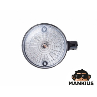 LAMP, TURN SIGNAL MZ ROUND REAR CLEAR LENS