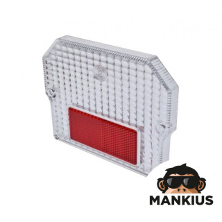 LENS, REAR LAMP ASSY MZ SQUARE CLEAR