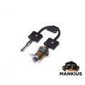 LOCK ASSY, SEAT COVER SIMSON S51 S70 BAB ORG
