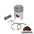 PISTON J50 CRAFT 2-RINGS OS. +0,75