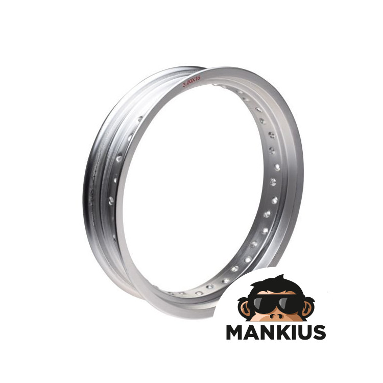 RIM 16x3.00 36 H ALUMINIUM 36 SPOKES MT