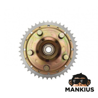 SPROCKET ASSY, REAR W/HUB WSK OLD MODEL