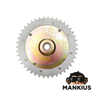 SPROCKET ASSY, REAR W/HUB WSK OLD MODEL