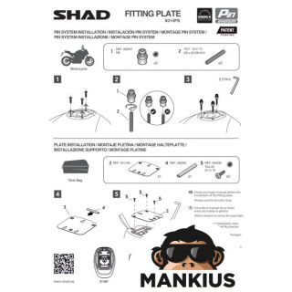 ADAPTER SHAD PIN SYSTEM FOR KAWASAKI