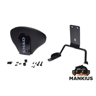 BACKREST SHAD FOR SUZUKI SUZUKI BURGMAN BLACK
