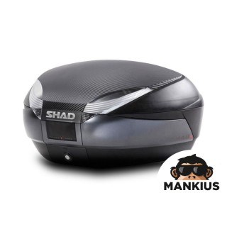 TOP CASE SHAD 48L SH48 PROMO: CARBON COVER & BACKREST INCLUDED