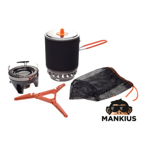 COOKING SET W/ JET BURNER, OUTDOOR - HIKING - CAMPING