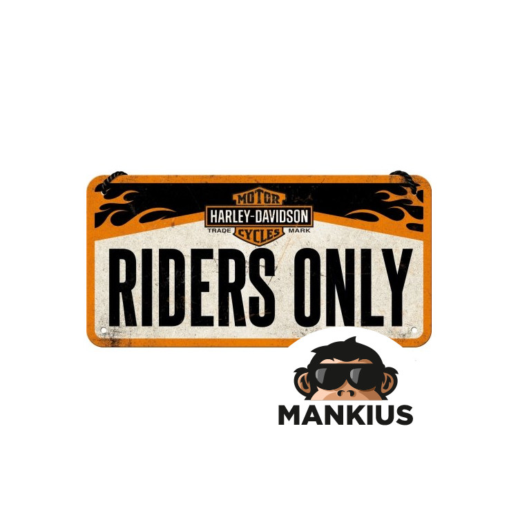 HANGING SIGN 10x20 RIDERS ONLY 28003