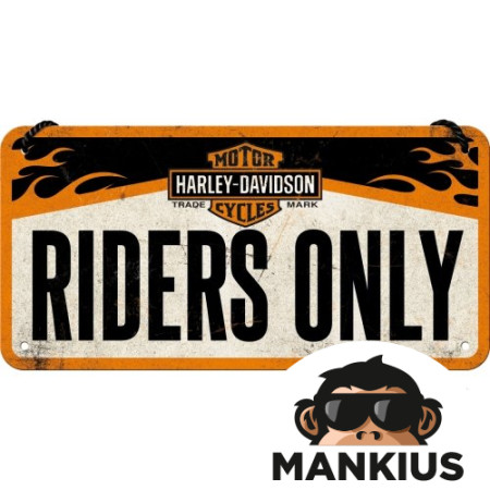 HANGING SIGN 10x20 RIDERS ONLY 28003