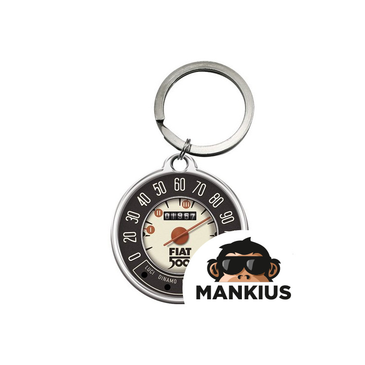 KEY RING FIAT 500 TACHO 48037