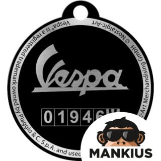 KEY RING VESPA TACHO 48030