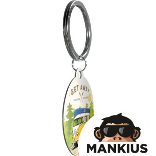 KEY RING VW BULLI LET'S GET AWAY 48027