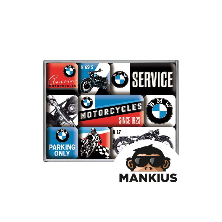 MAGNET BMW MOTORCYCLES SET 9 PCS 83077