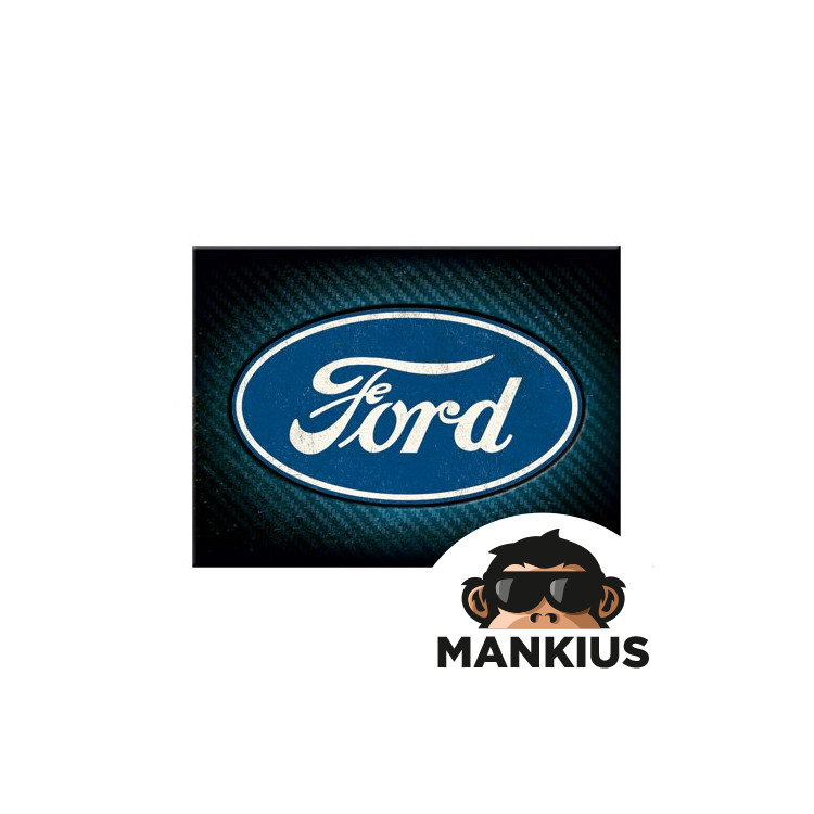 MAGNETAS FORD LOGO BLUE SHINE 14399