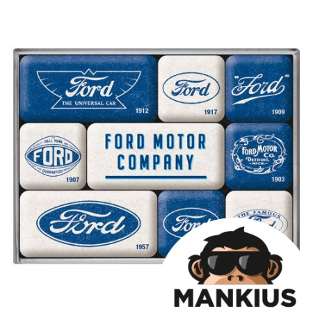 MAGNETAS FORD LOGO EVOLUTION 9 szt. 83123