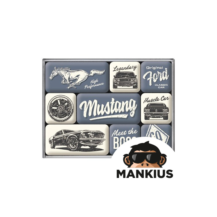 MAGNET FORD MUSTANG BOSS 9 PCS 83124