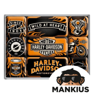 MAGNET HARLEY-DAVIDSON WILD SET 9 PCS 83096