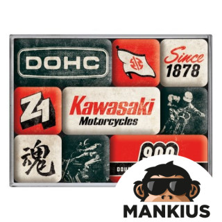 MAGNETAS KAWASAKI MOTOCIKLIŲ KOMPLEKTAS 9 VNT 83114