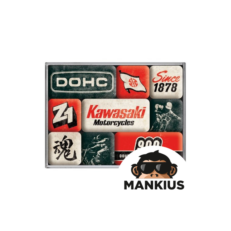 MAGNETAS KAWASAKI MOTOCIKLIŲ KOMPLEKTAS 9 VNT 83114