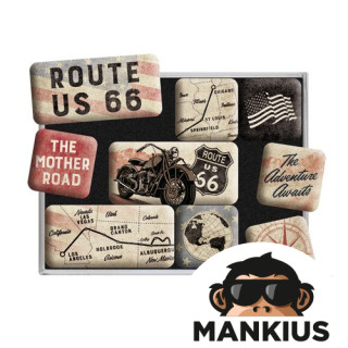 MAGNET ROUTE 66 SET 9 PCS 83117