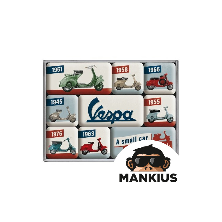 MAGNETAS VESPA MODELĖS RINKINYS 9 Vnt. 83110