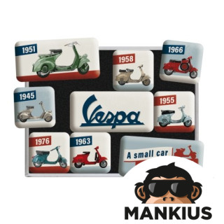 MAGNET VESPA MODEL CHART SET 9 PCS 83110