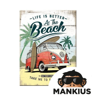 MAGNET VW BULLI BEACH 14376