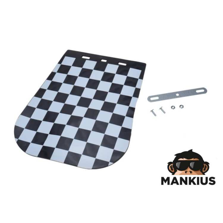 MUDFLAP, CHEQUERED