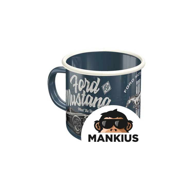 MUG ENAMEL FORD MUSTANG 43225