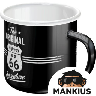 MUG ENAMEL HIGHWAY 66 43204