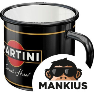 MUG ENAMEL MARTINI SERVED 43226