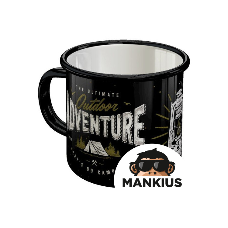 MUG ENAMEL OUTDOOR ADVENTURE 43223